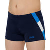 Schwimm Boxer Sydney 21 Junge Marineblau-Hellblau Größe 29-14A Zoggs 463483NVLB29