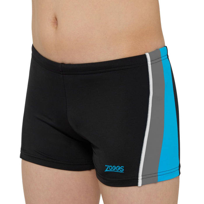 Schwimm Boxer Toronto Hip Racer 21 Junge Schwarz-Türkis Größe 23-6A Zoggs 463484BKTQ23