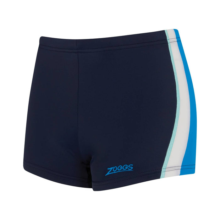 Schwimm Boxer Toronto Hip Racer 21 Junge Marineblau-Hellblau Größe 29-14A Zoggs 463484NVLB29