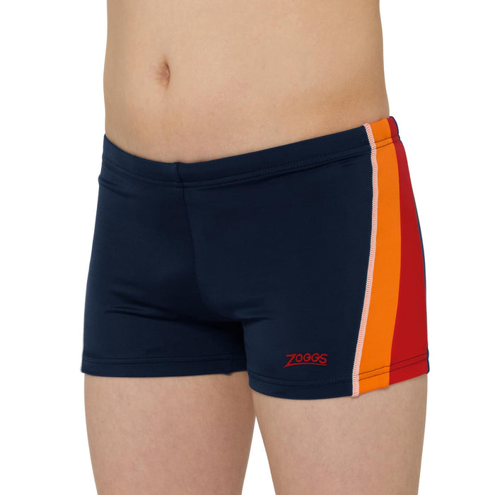 Schwimm Boxer Toronto Hip Racer 21 Junge Marineblau-Rot Größe 23-6A Zoggs 463484NVRD23