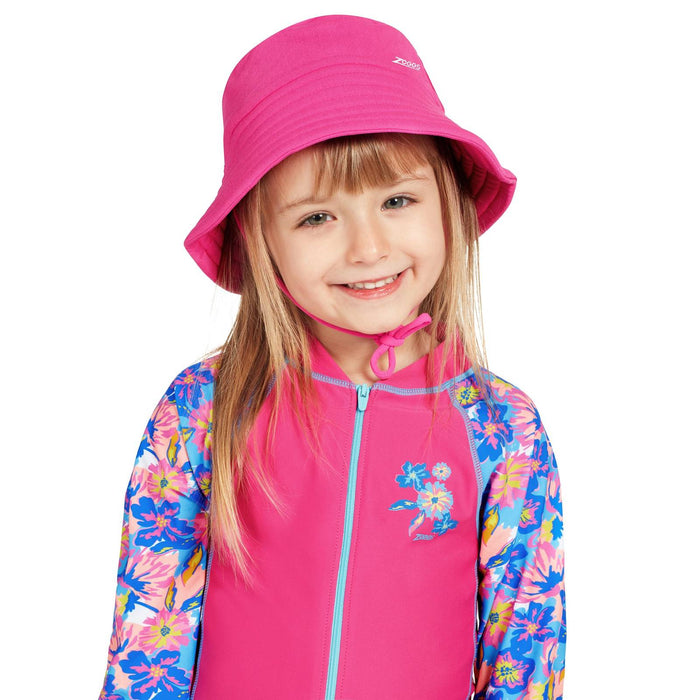 Sonnenhut Barlins Bucket Mädchen Pink Einheitsgröße Zoggs 463700PKEM