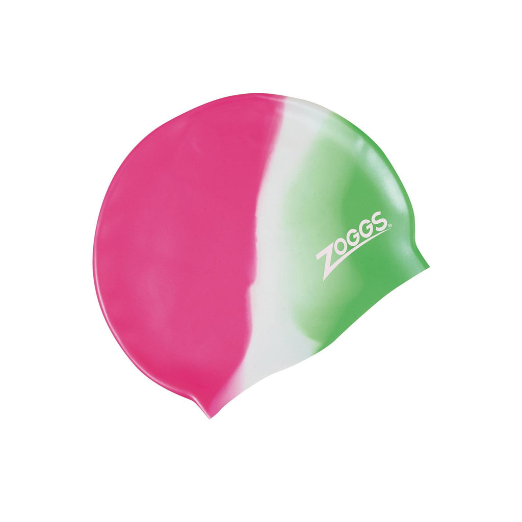 Schwimmhaube Junior Silikon Mehrfarbig Grau-Weiß Zoggs 465012GYWH