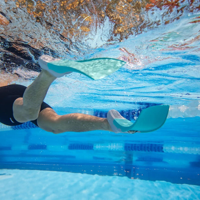 Schwimmflossen Langblatt Gummi Grau-Hellblau EU 35-36-UK 2-3-US 3-4 Zoggs 465213GYLB23