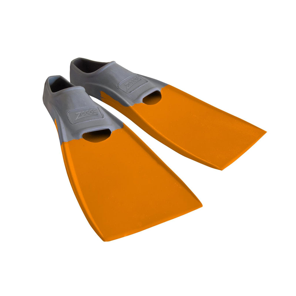 Schwimmflossen Langblatt Gummi Grau-Orange EU 27-29-UK JR 9-11-US JR 10-12 Zoggs 465213GYOR911