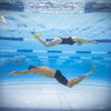 Schwimmflossen Langblatt Gummi Grau-Rot EU 33-34-UK 1-2-US 2-3 Zoggs 465213GYRD12