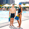 Schwimmflossen Kurze Klinge Eco Schwarz-Orange EU 30-32-UK 11-1-US 12-2 Zoggs 465220BKOR111