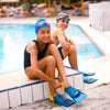 Schwimmflossen Kurze Klinge Eco Aqua EU 45-46-UK 11-12-US 12-13 Zoggs 465220BLAQ112