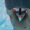 Schwimm-Schnorchel Tube Centre Line Schwarz-Orange Zoggs 465287BKOR