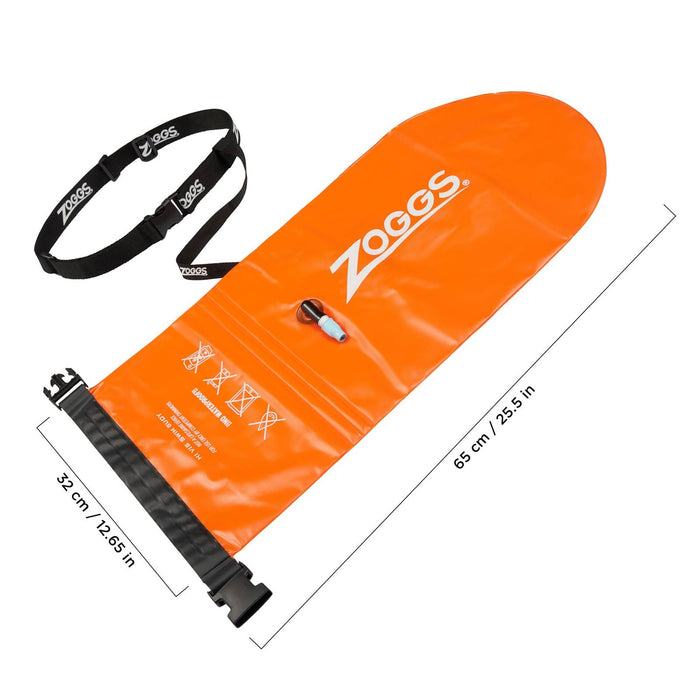 Aufblasbare Schwimmboje Hi Viz Orange Zoggs 465302OR
