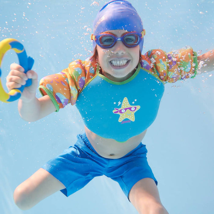 Wasserflügel Weste Kinder Super-Star Druck 1-2 Jahre 11-15kg Zoggs 465525SSEU12