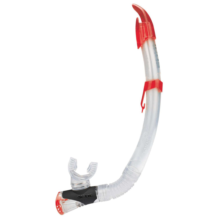 Tauch-Schnorchel Fast Tech Klar-Rot Seac 476R