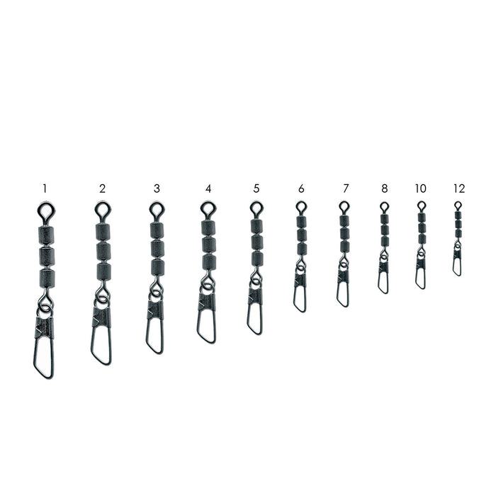 Rolling Barrel Swivel Chains With Snap 6pcs №3 Expert Predator 48110