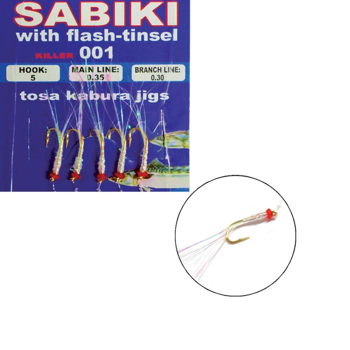 Sabiki Rigs mit Flash Tinsel Killer 20 Stück №4 Expert Predator 4826404