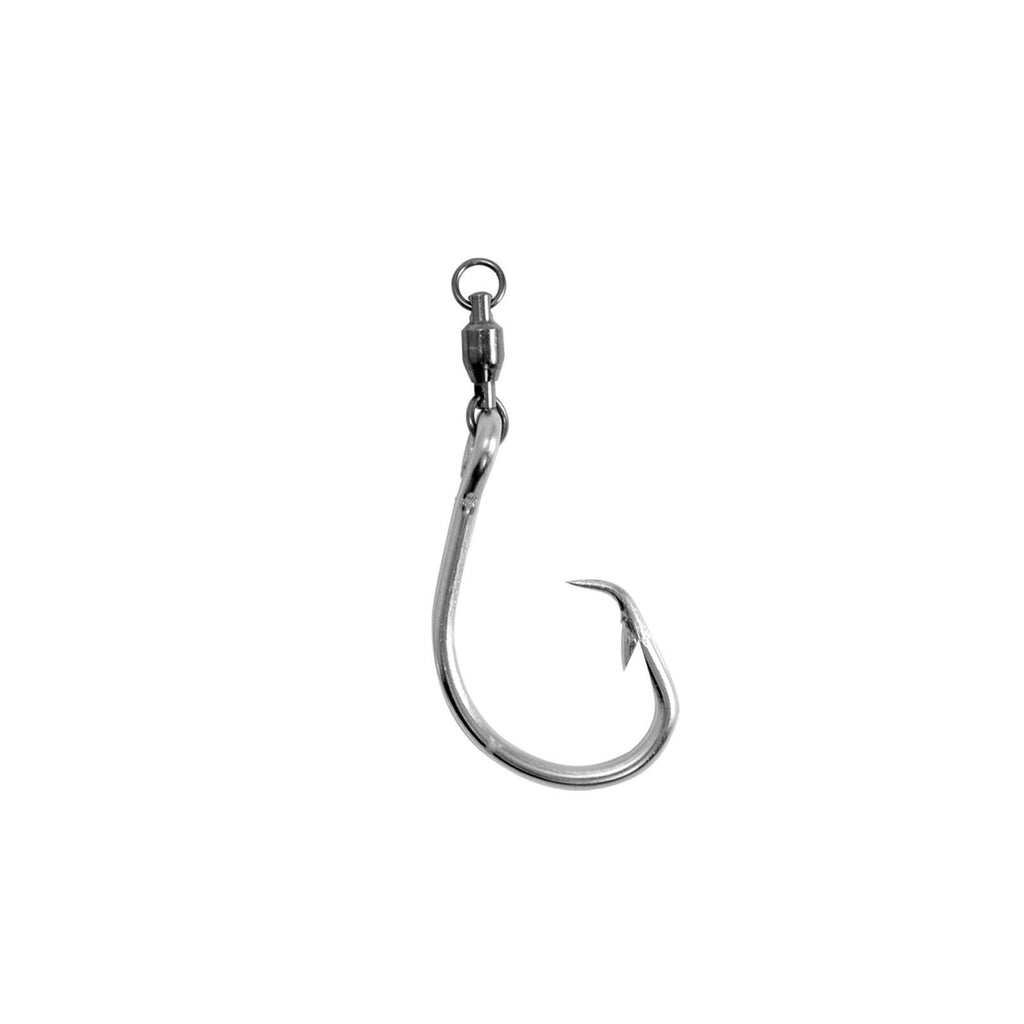 Angelhaken Kaptura SS Thunfischhaken mit Kugellagerwirbel Größe 5-0 Fishing Ferrari 4990515