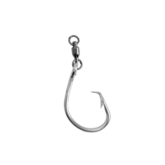 Angelhaken Kaptura SS Thunfischhaken mit Kugellagerwirbel Größe 6-0 Fishing Ferrari 4990516