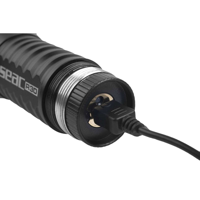 Wiederaufladbare Lampe R30 Schwarz Seac 50-22-AN