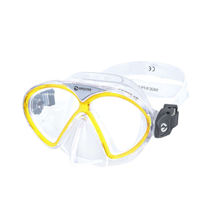 Schnorchelmaske Fenix Kids Klar-Gelb Abysstar 50037YL