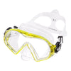 Tauchermaske Poseidon Klar-Gelb Abysstar 50050YL