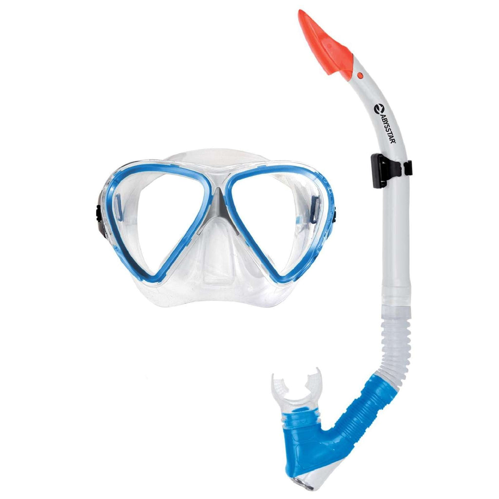 Schnorchelset Coral Klar-Blau Abysstar 50055BL