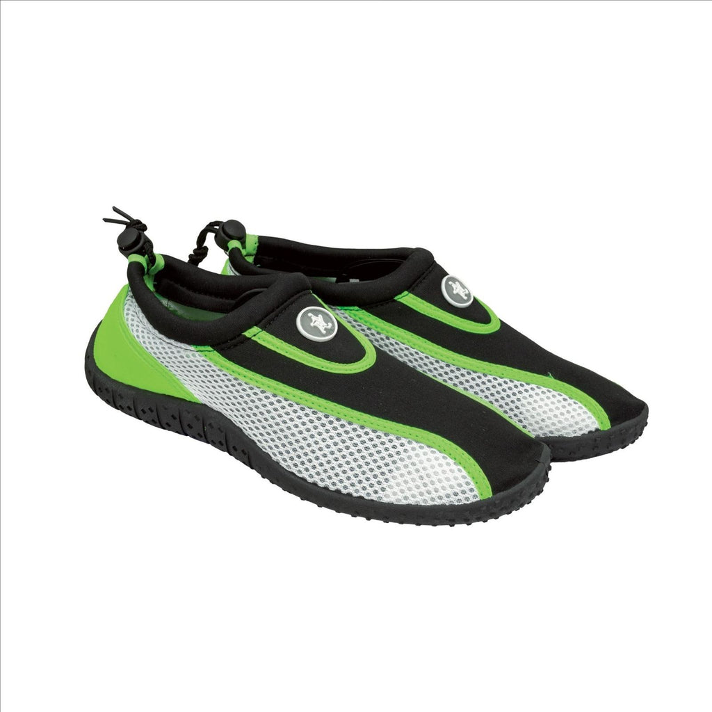 Wasserschuhe Ocean Schwarz-Weiß-Grün Größe 40 Abysstar 50091