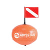 Sphärische Boje Mit Abnehmbarer Flagge Orange 38cm Abysstar 50100