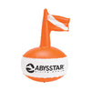 Sphärische Tauchboje Orange 38x45cm Abysstar 50103