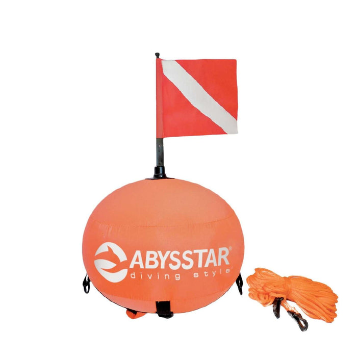 Sphärische Nylon-Boje Orange 38cm Abysstar 50104