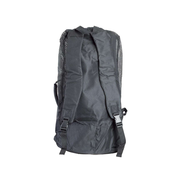 Nylon-Netz-Rucksack Schwarz 70x40cm Abysstar 50153