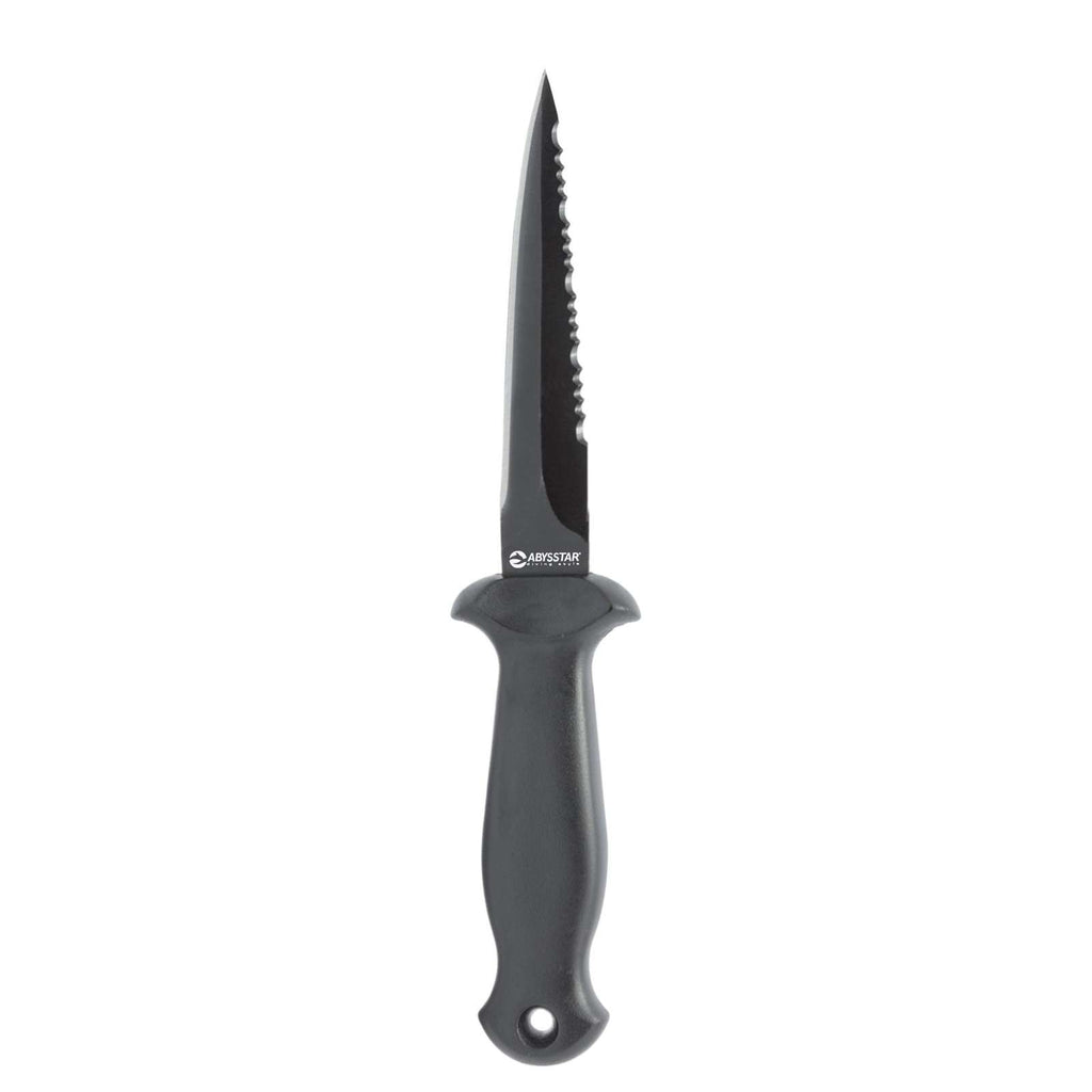 Tauchmesser Squash-12 Schwarz 12cm Abysstar 50170