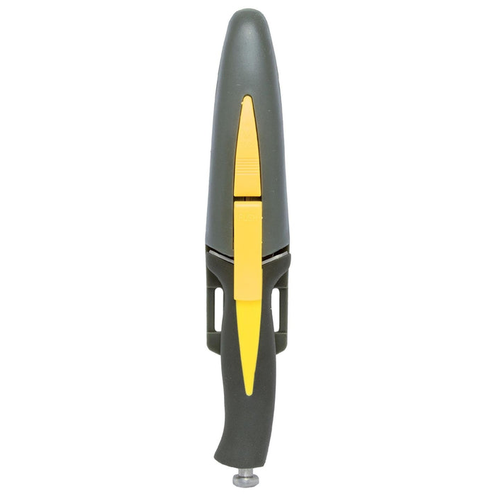 Tauchmesser Amtsenthebung-11 Schwarz-Gelb 11cm Abysstar 50173