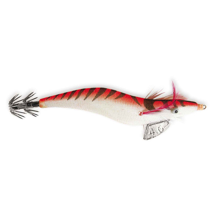 Tintenfisch-Jig Seide Rot Größe 12cm Lineaeffe 5055120