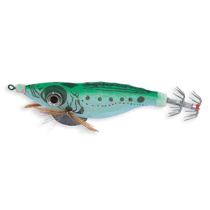 Augen-Tintenfisch-Jig Grün Länge 8cm Lineaeffe 5096015