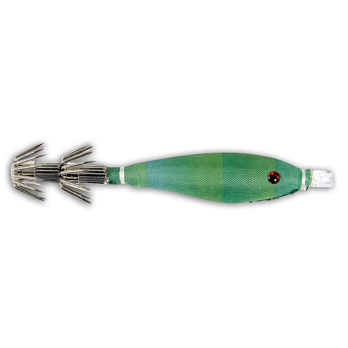 Natürlicher Weicher Tintenfisch-Jig Grün Blau 4g 7cm Lineaeffe 5097407