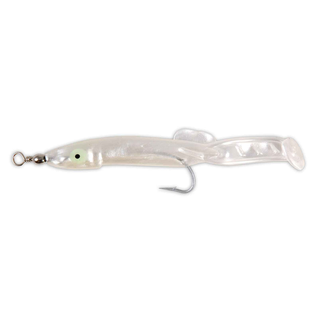 Aal Spezial Marine Weiß Perle Haken 4-0 Größe 12cm Lineaeffe 5506120