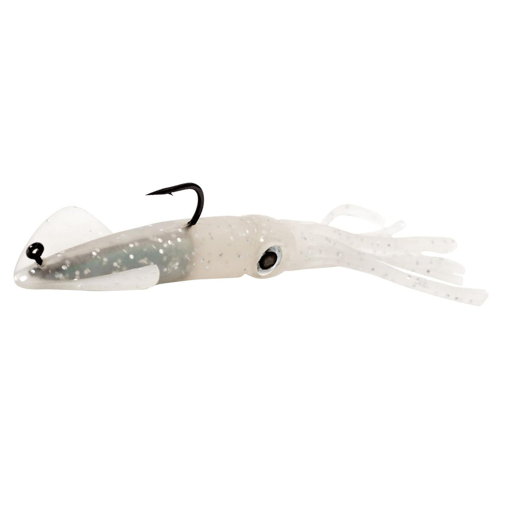 Lebender Tintenfisch Glühfleck Haken 1-0 6 Stk 10,2cm Angeln Ferrari 5614501