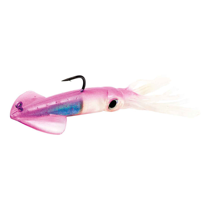 Lebender Tintenfisch Hot Pink Gold Haken 1-0 6 Stk 10,2cm Angeln Ferrari 5614502