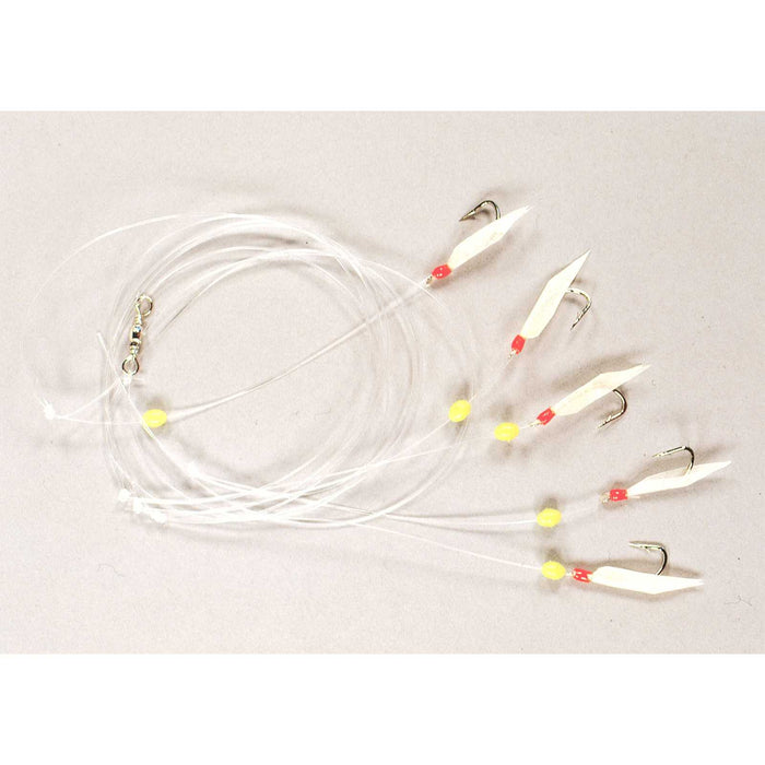 Bait Chaiser 6 Haken mit leuchtenden Perlen Größe 6 Hikaru 5640060