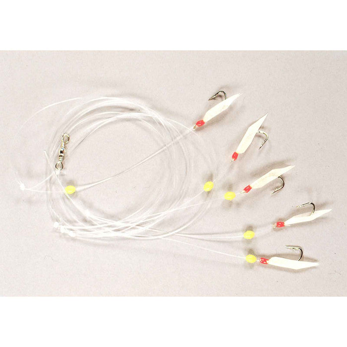 Bait Chaiser 6 Haken mit leuchtenden Perlen Größe 7 Hikaru 5640070