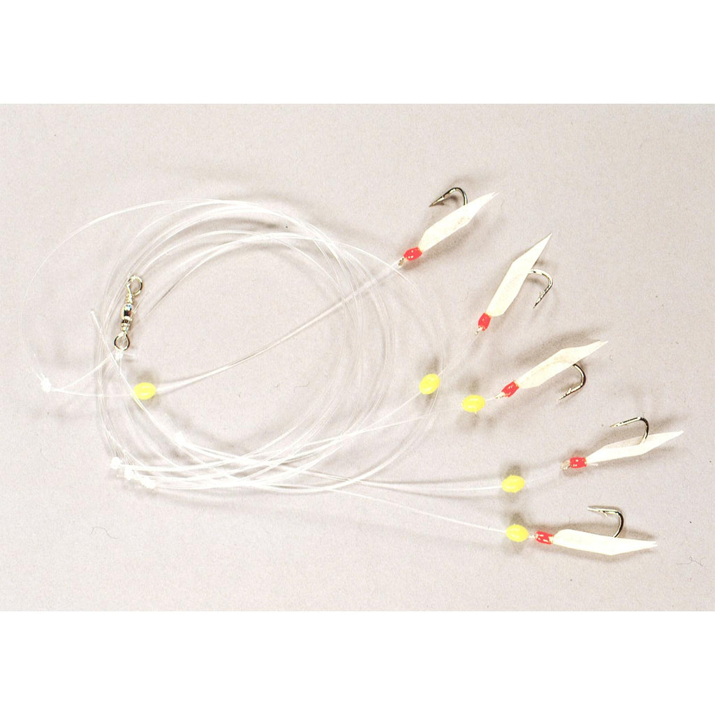 Bait Chaiser 6 Haken mit leuchtenden Perlen Größe 8 Hikaru 5640080