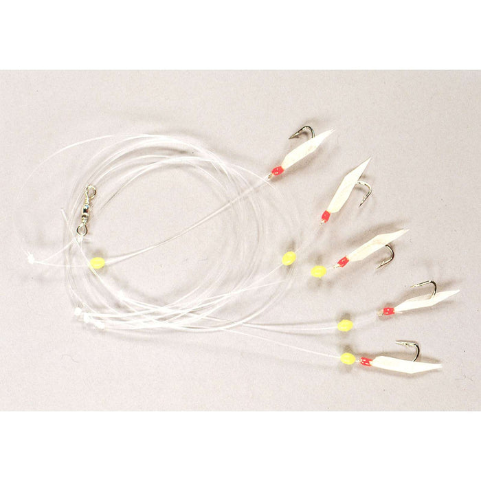 Bait Chaiser 6 Haken mit leuchtenden Perlen Größe 10 Hikaru 5640100