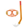 Schnorchelset Schildkröte Kinder Orange Abysstar 57056OR
