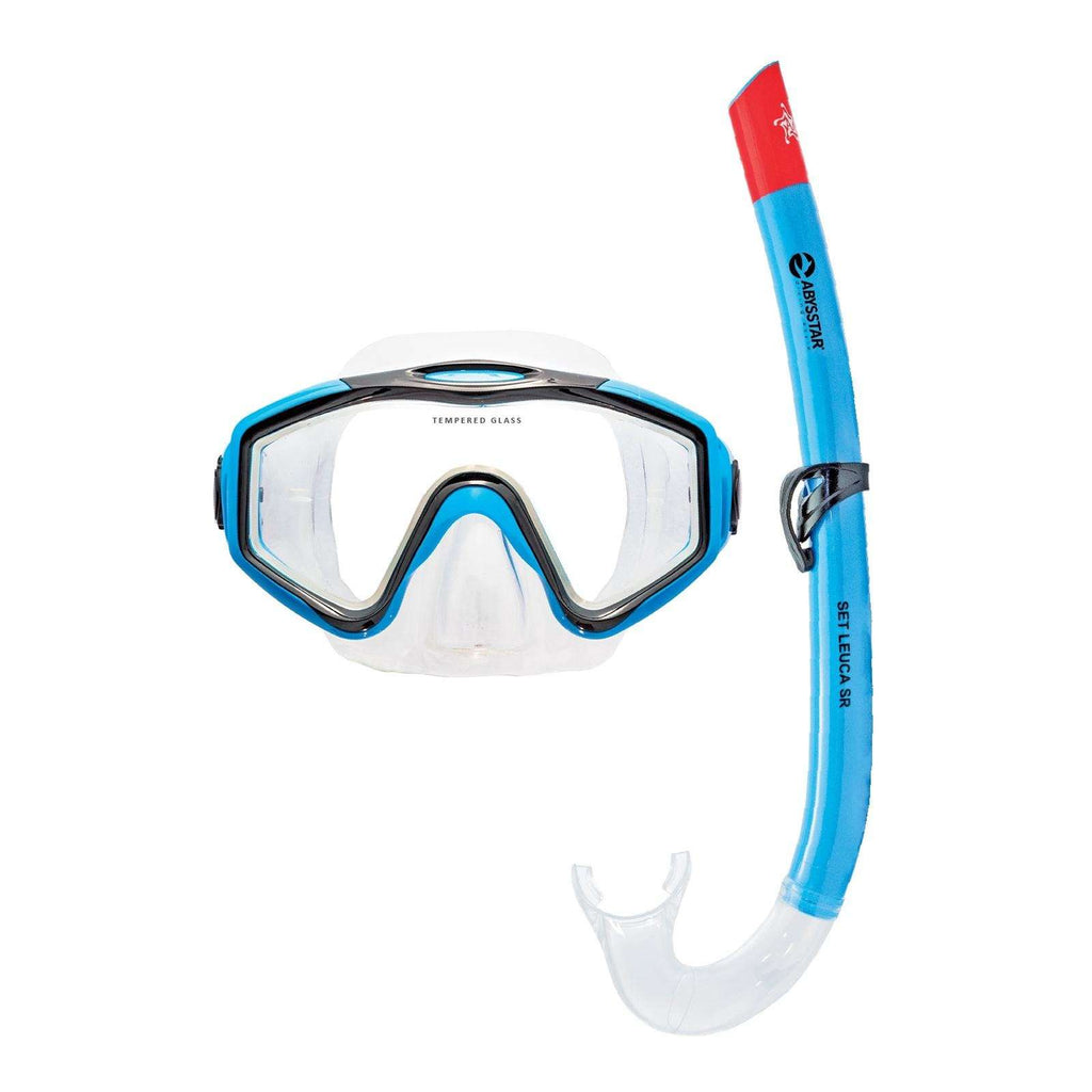 Schnorchelsatz Leuca Klar-Blau Abysstar 57060BL