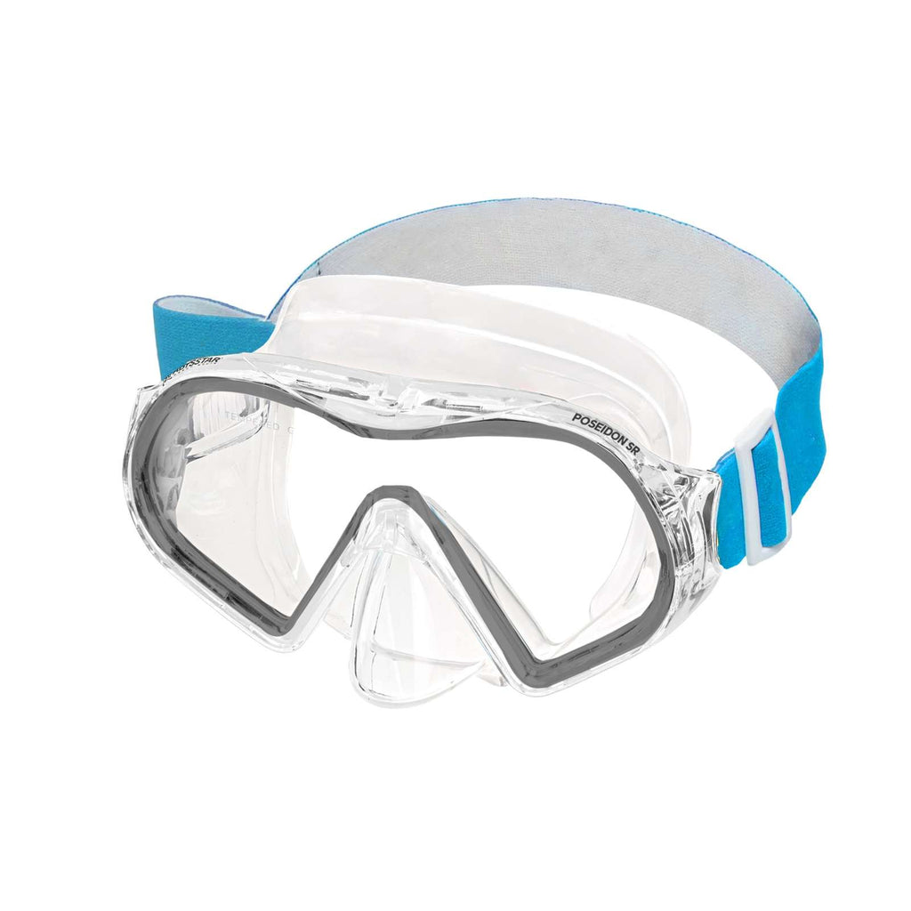 Tauchermaske Poseidon MT Dunkel-Grau Abysstar 59000GR