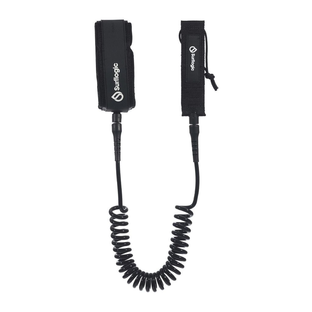 Leash Sup Coil Knie 10 Schwarz Surflogic 59002