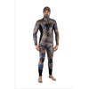 Spearfishing Vollanzug Octoskin Mann 5mm Camo-Braun-Blau XXL Abysstar 59034