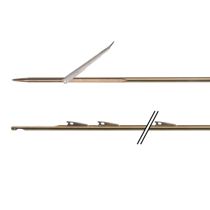 Tahitianischer Haifischflossenschaft 6,5mm 17-4PH Edelstahl 135cm Abysstar 59069