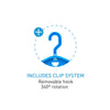 Neoprenanzug Aufhänger Doppel System Blau Surflogic 59139