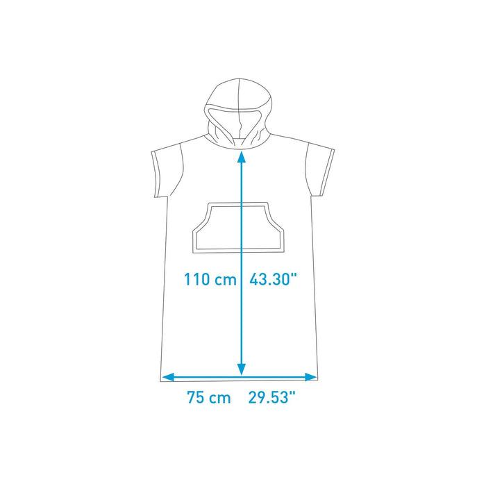 Poncho Schwarz Surflogic 59801