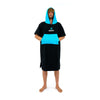 Poncho Schwarz-Cyan Surflogic 59802