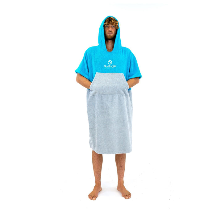Poncho Cyan-Grau Surflogic 59804